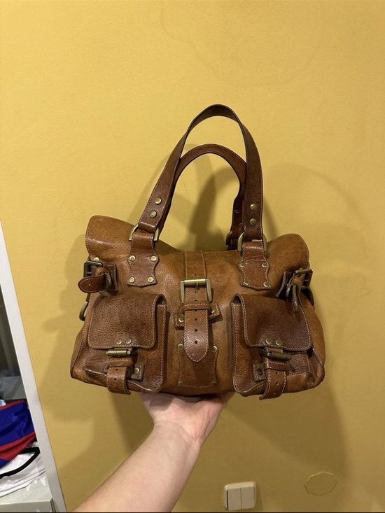 Mulberry Handbags - Mulberry Brown Leather Buckle Satchel